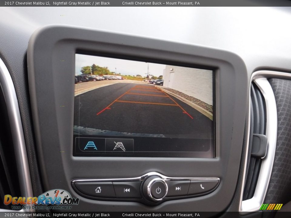 2017 Chevrolet Malibu LS Nightfall Gray Metallic / Jet Black Photo #12