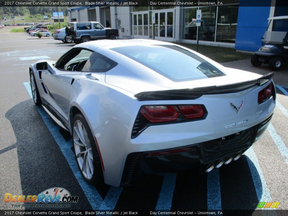 2017 Chevrolet Corvette Grand Sport Coupe Blade Silver Metallic / Jet Black Photo #4