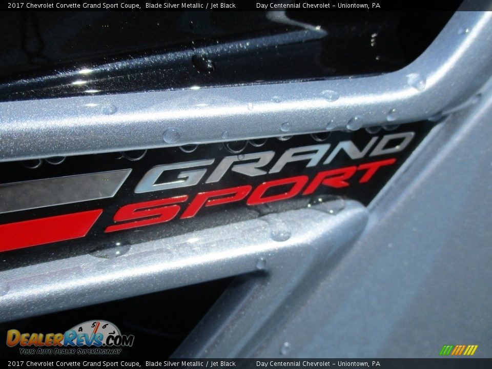 2017 Chevrolet Corvette Grand Sport Coupe Blade Silver Metallic / Jet Black Photo #8