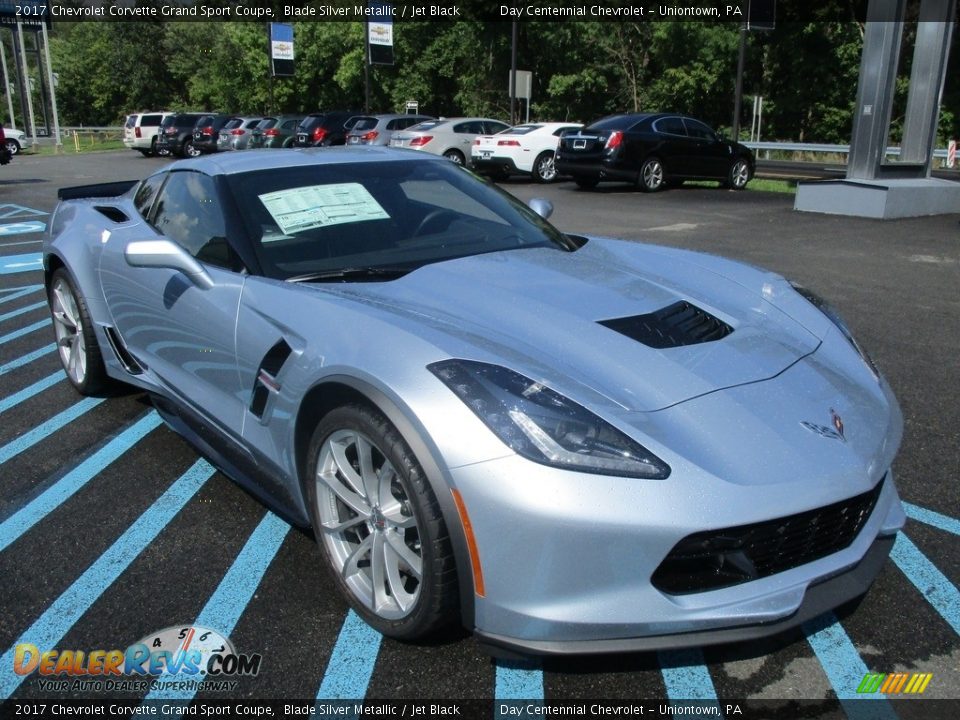 2017 Chevrolet Corvette Grand Sport Coupe Blade Silver Metallic / Jet Black Photo #9