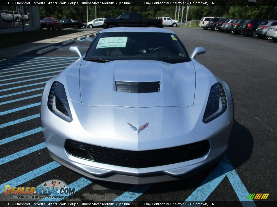 2017 Chevrolet Corvette Grand Sport Coupe Blade Silver Metallic / Jet Black Photo #10