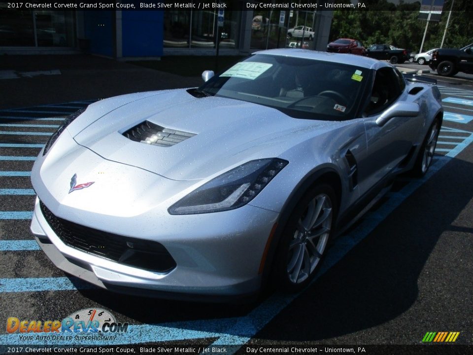 2017 Chevrolet Corvette Grand Sport Coupe Blade Silver Metallic / Jet Black Photo #11