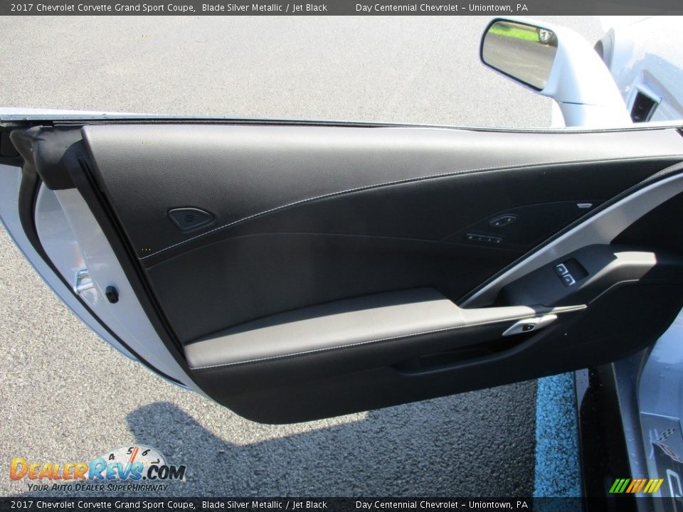2017 Chevrolet Corvette Grand Sport Coupe Blade Silver Metallic / Jet Black Photo #12