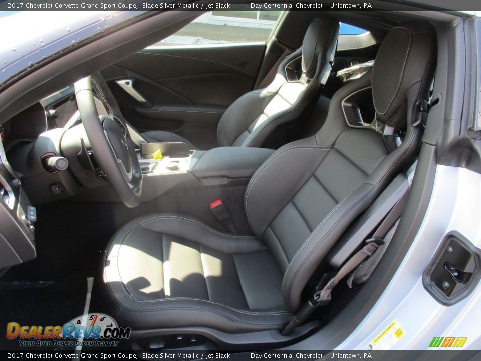 2017 Chevrolet Corvette Grand Sport Coupe Blade Silver Metallic / Jet Black Photo #14