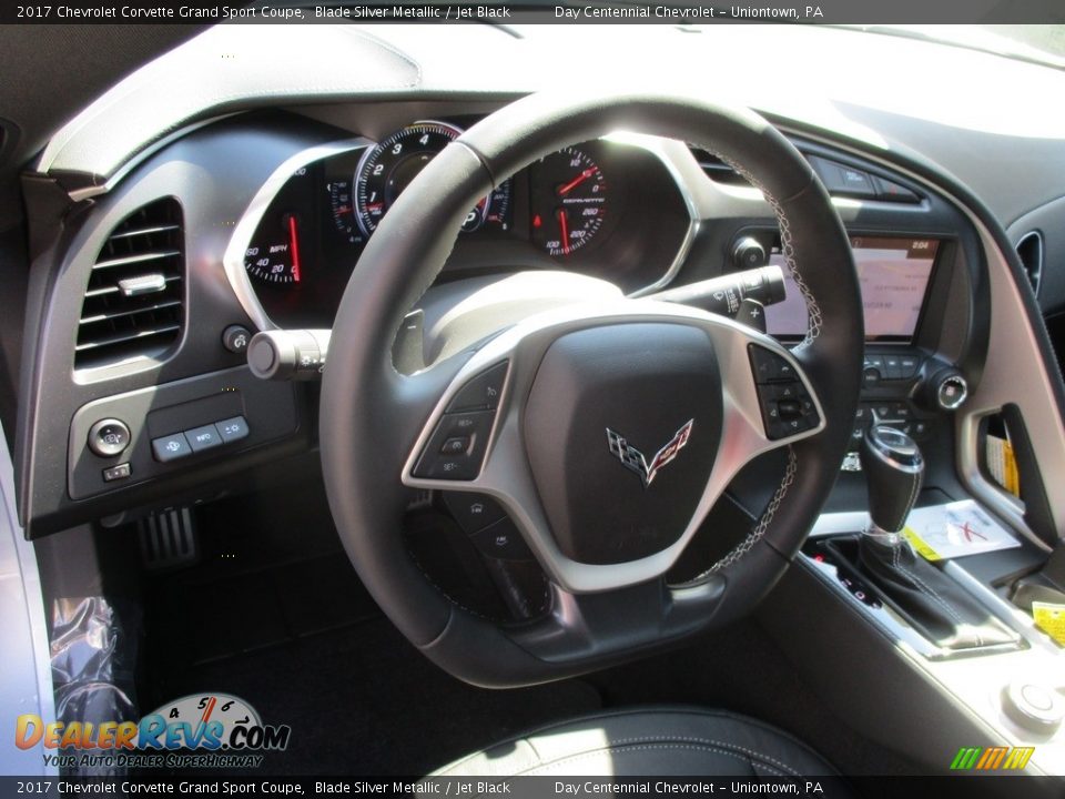 2017 Chevrolet Corvette Grand Sport Coupe Blade Silver Metallic / Jet Black Photo #15