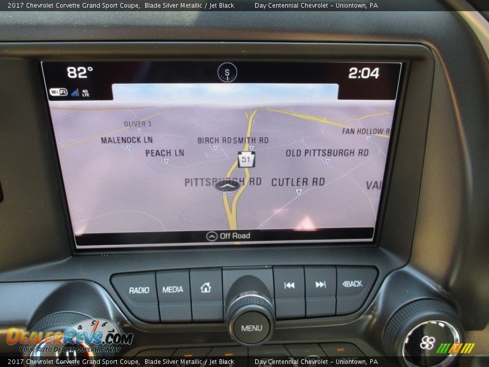 2017 Chevrolet Corvette Grand Sport Coupe Blade Silver Metallic / Jet Black Photo #16