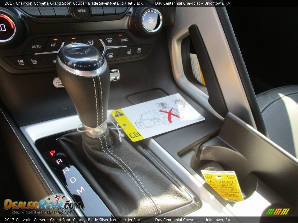 2017 Chevrolet Corvette Grand Sport Coupe Blade Silver Metallic / Jet Black Photo #17