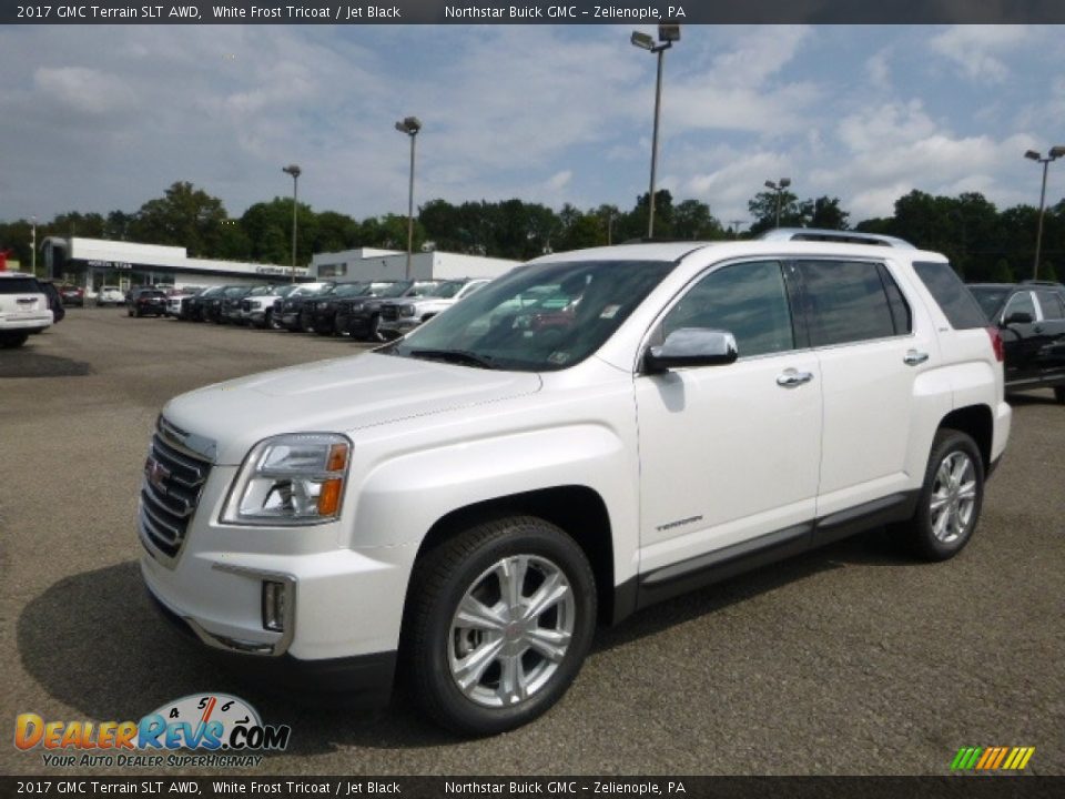 2017 GMC Terrain SLT AWD White Frost Tricoat / Jet Black Photo #1