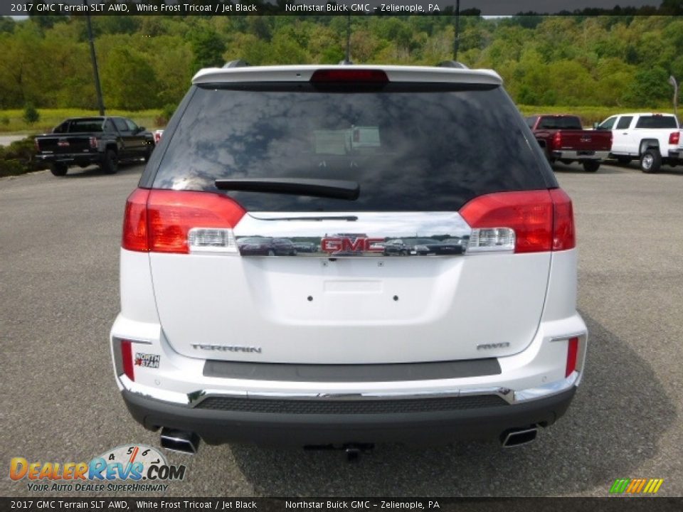 2017 GMC Terrain SLT AWD White Frost Tricoat / Jet Black Photo #6