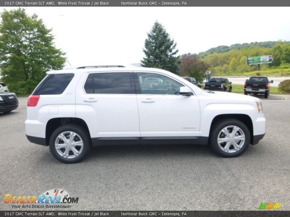 2017 GMC Terrain SLT AWD White Frost Tricoat / Jet Black Photo #8