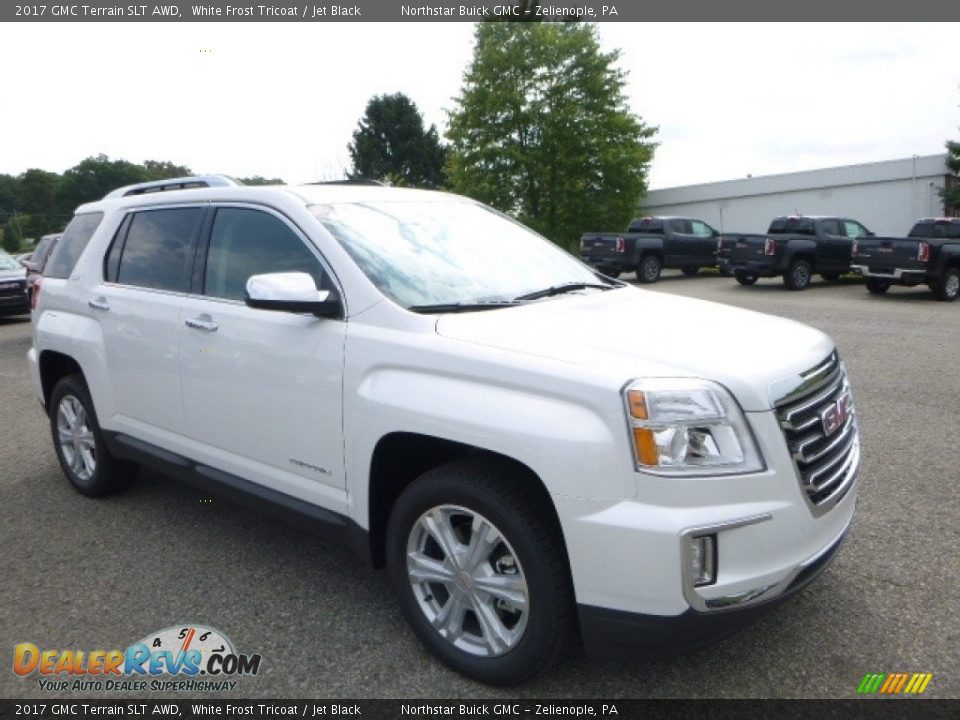 2017 GMC Terrain SLT AWD White Frost Tricoat / Jet Black Photo #12