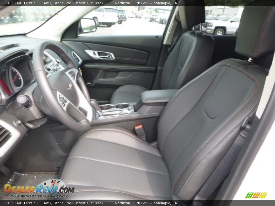 2017 GMC Terrain SLT AWD White Frost Tricoat / Jet Black Photo #14