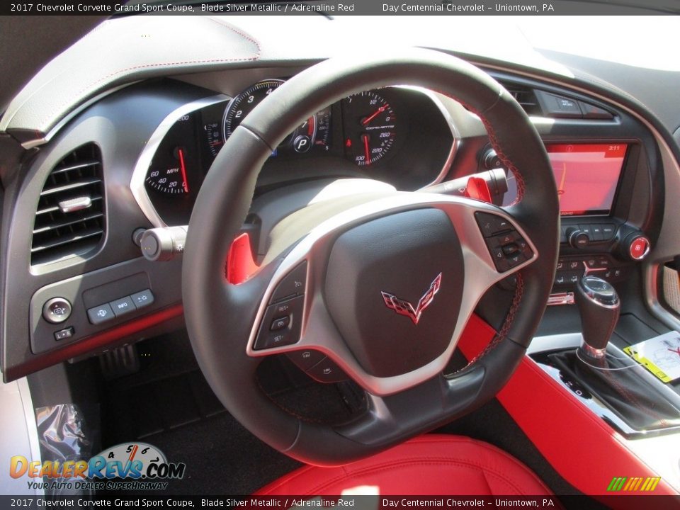 2017 Chevrolet Corvette Grand Sport Coupe Steering Wheel Photo #14