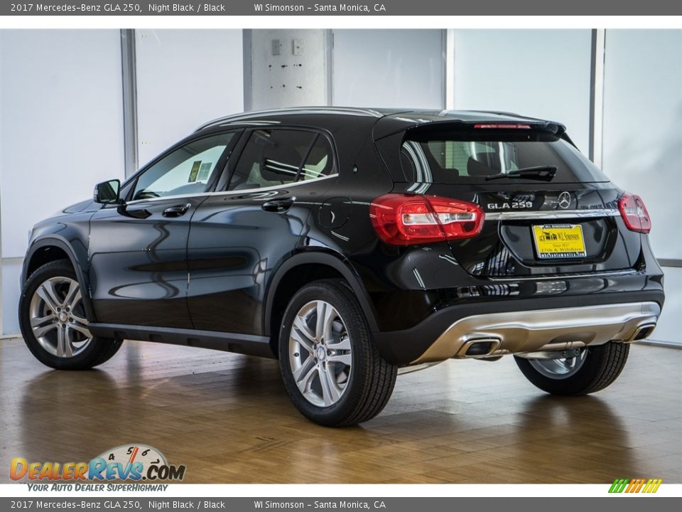 2017 Mercedes-Benz GLA 250 Night Black / Black Photo #3