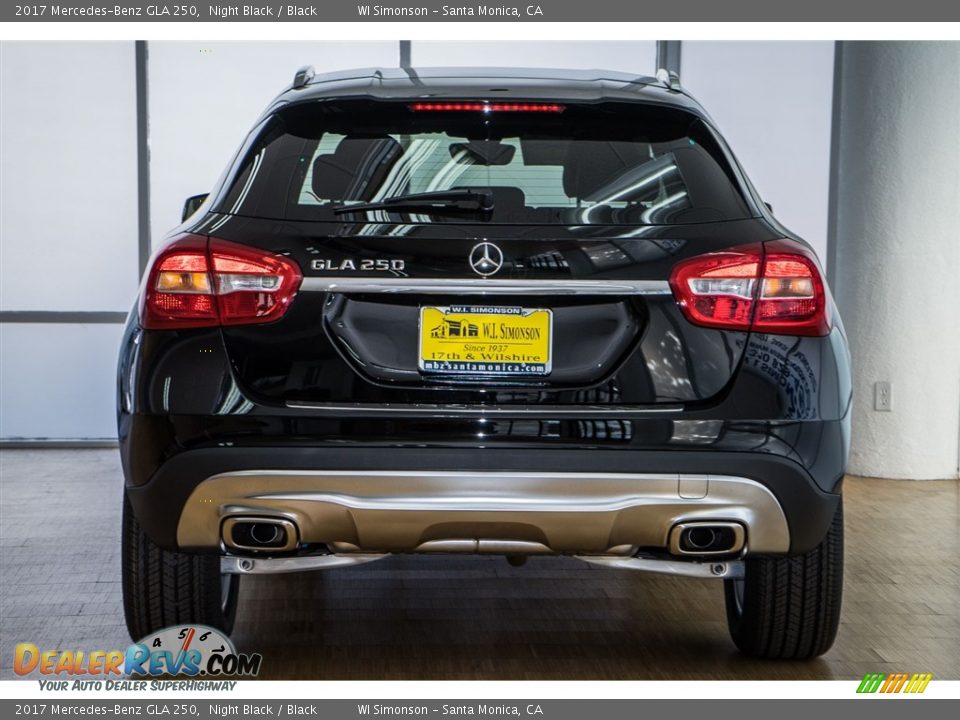 2017 Mercedes-Benz GLA 250 Night Black / Black Photo #4