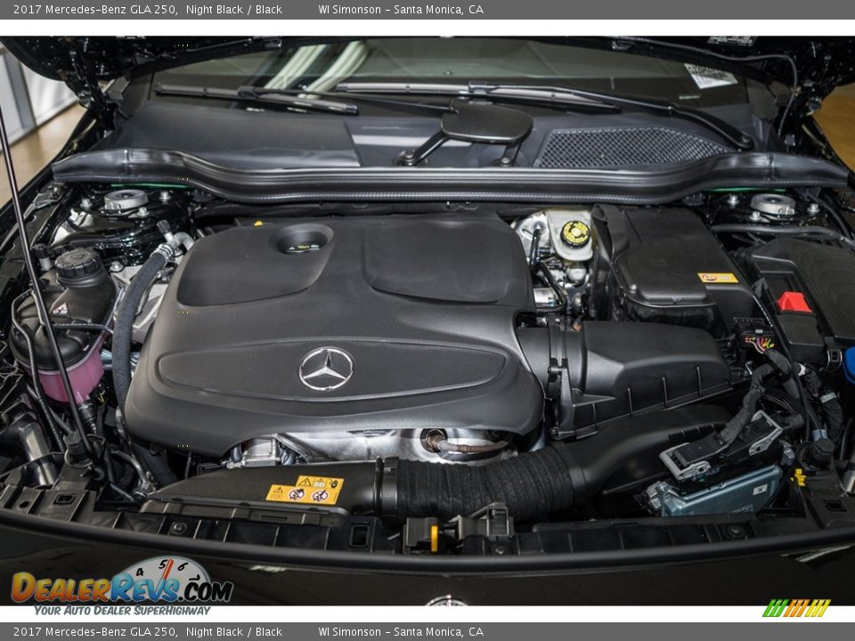 2017 Mercedes-Benz GLA 250 Night Black / Black Photo #9