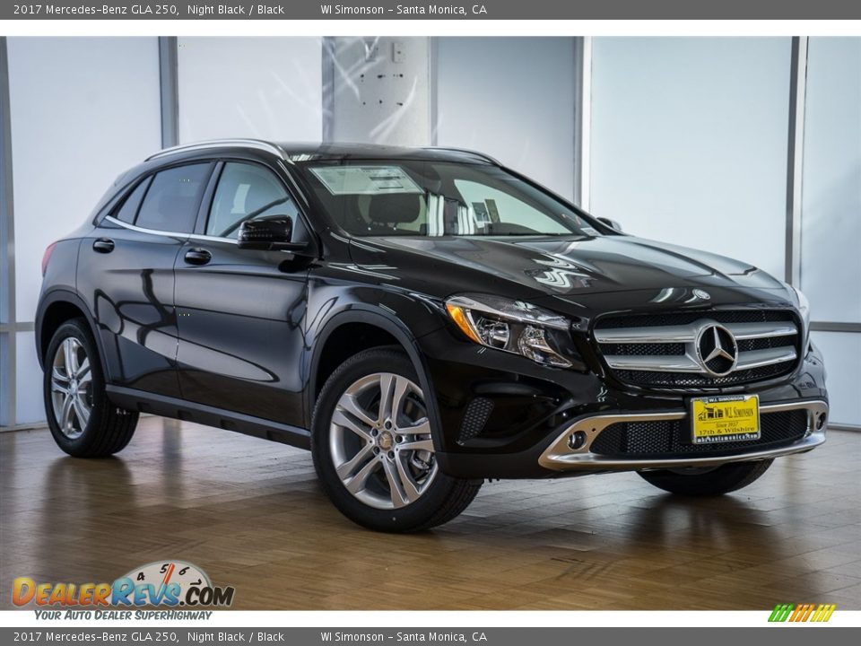 2017 Mercedes-Benz GLA 250 Night Black / Black Photo #12