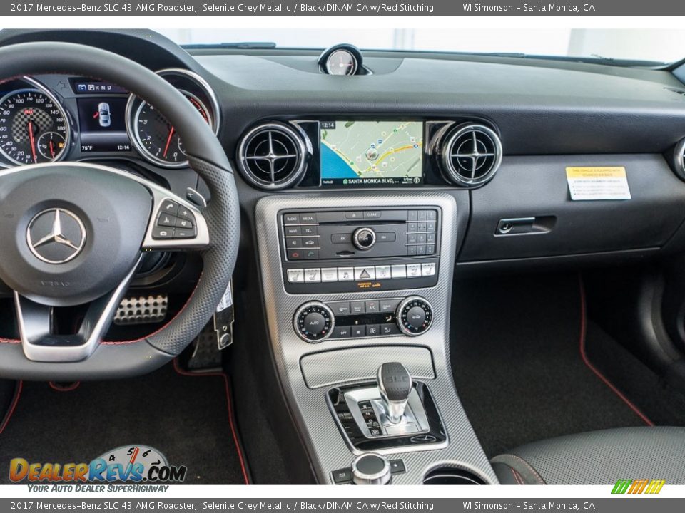 Dashboard of 2017 Mercedes-Benz SLC 43 AMG Roadster Photo #7