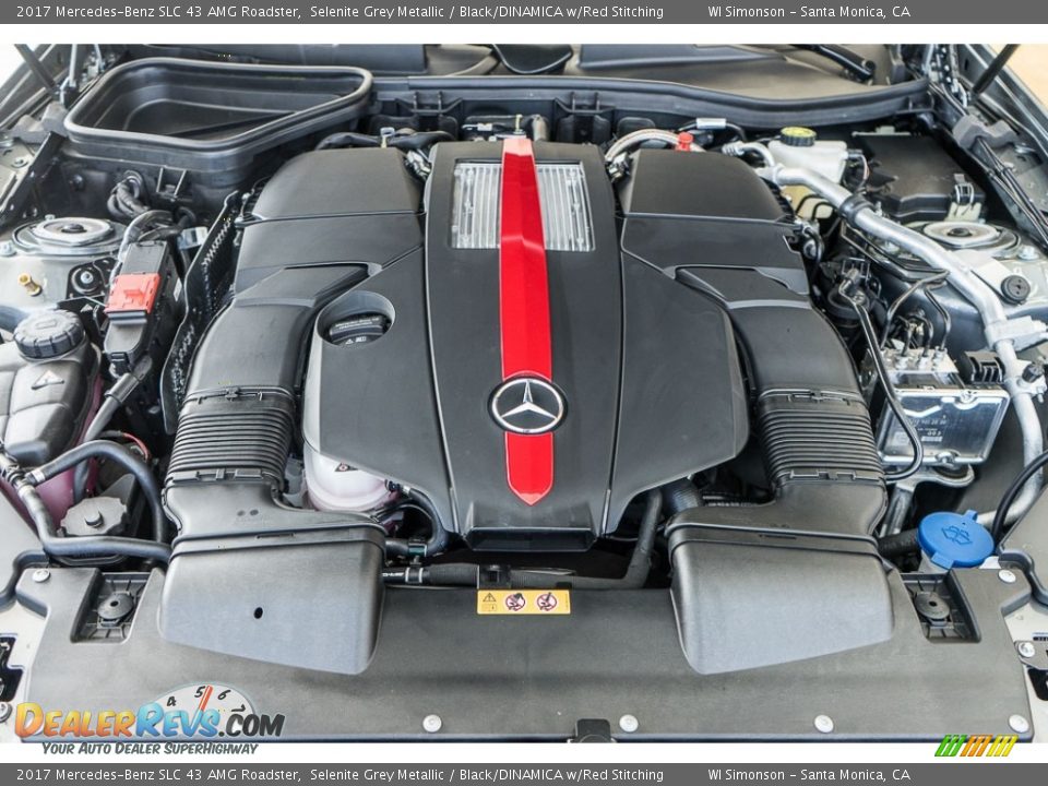 2017 Mercedes-Benz SLC 43 AMG Roadster 3.0 Liter AMG Turbocharged DOHC 24-Valve VVT V6 Engine Photo #8