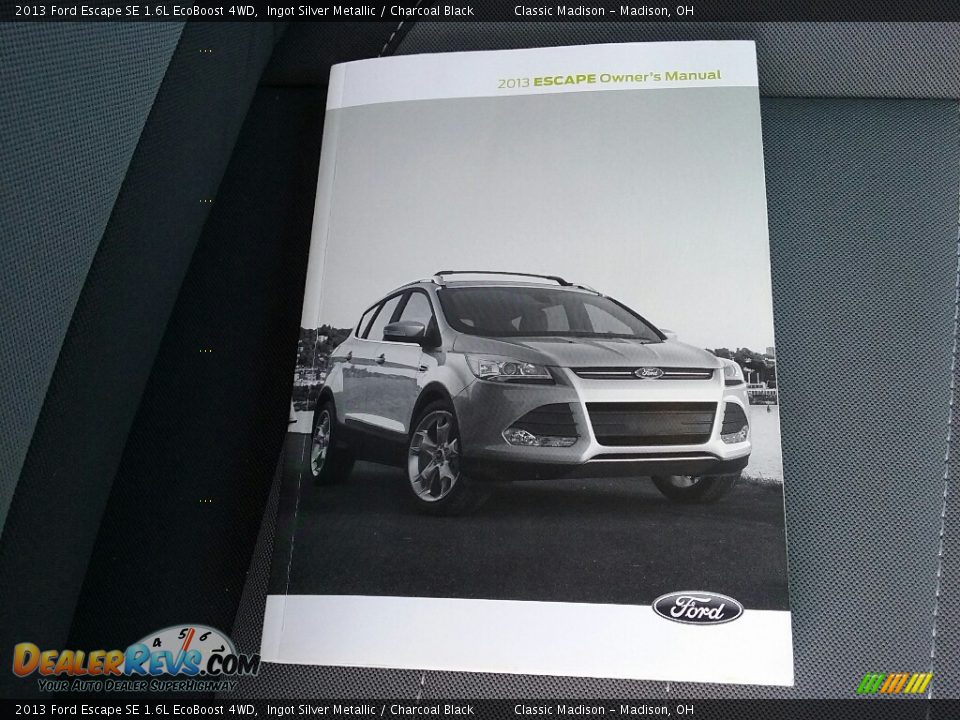 2013 Ford Escape SE 1.6L EcoBoost 4WD Ingot Silver Metallic / Charcoal Black Photo #21