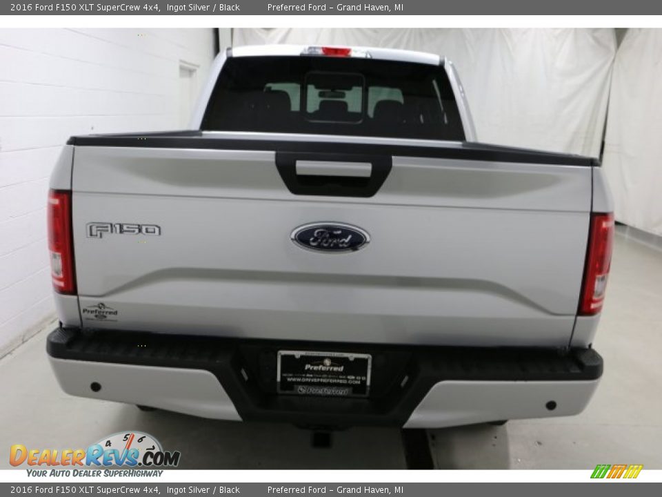 2016 Ford F150 XLT SuperCrew 4x4 Ingot Silver / Black Photo #10