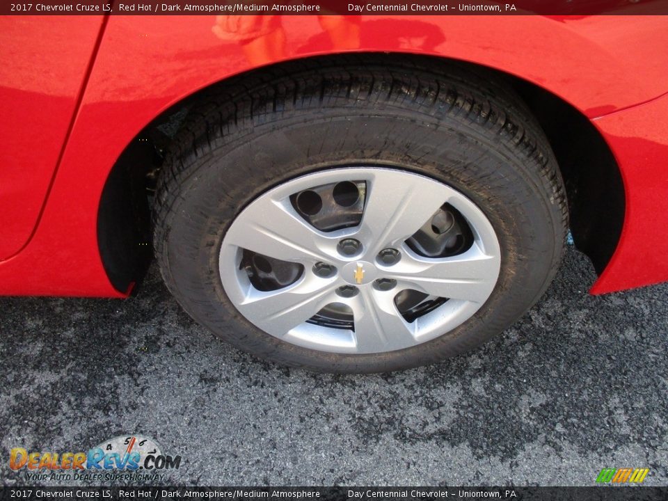 2017 Chevrolet Cruze LS Red Hot / Dark Atmosphere/Medium Atmosphere Photo #3