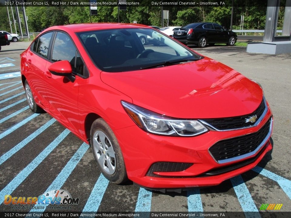 2017 Chevrolet Cruze LS Red Hot / Dark Atmosphere/Medium Atmosphere Photo #8