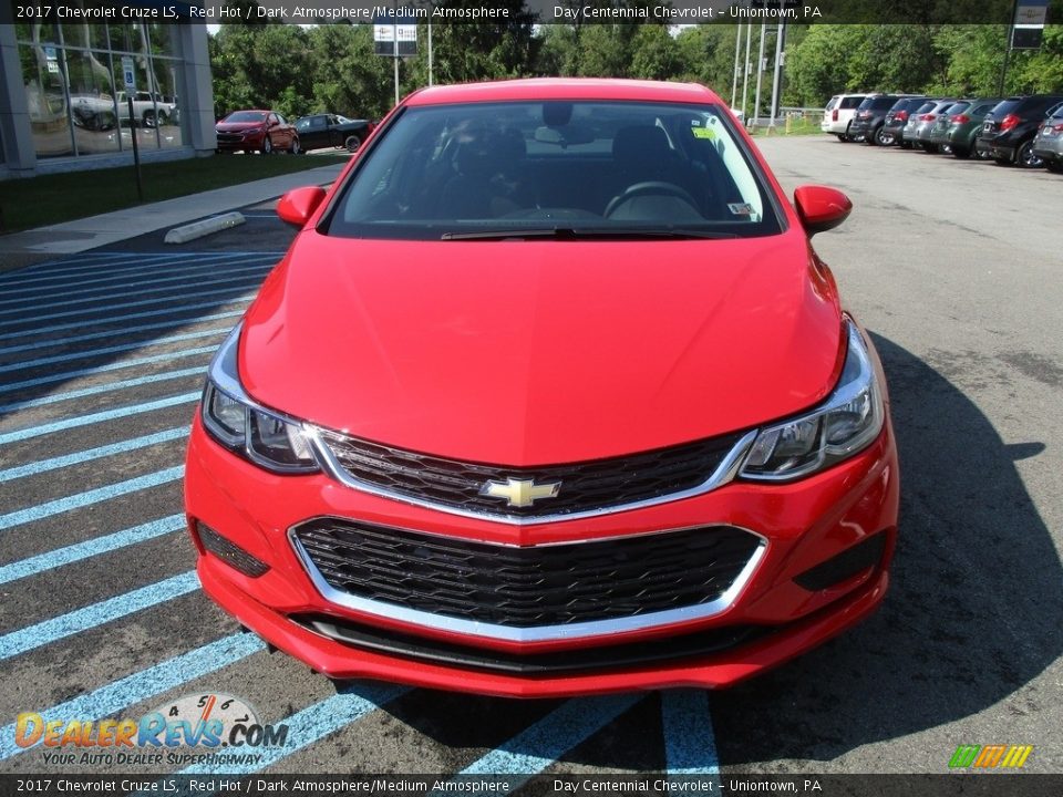 2017 Chevrolet Cruze LS Red Hot / Dark Atmosphere/Medium Atmosphere Photo #9