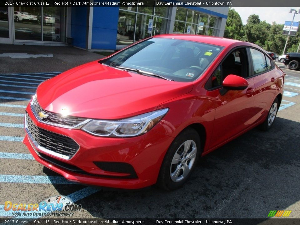 2017 Chevrolet Cruze LS Red Hot / Dark Atmosphere/Medium Atmosphere Photo #10