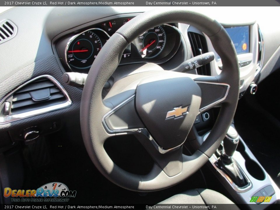 2017 Chevrolet Cruze LS Red Hot / Dark Atmosphere/Medium Atmosphere Photo #14