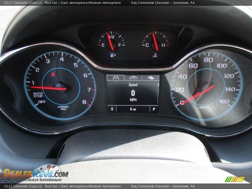 2017 Chevrolet Cruze LS Red Hot / Dark Atmosphere/Medium Atmosphere Photo #20