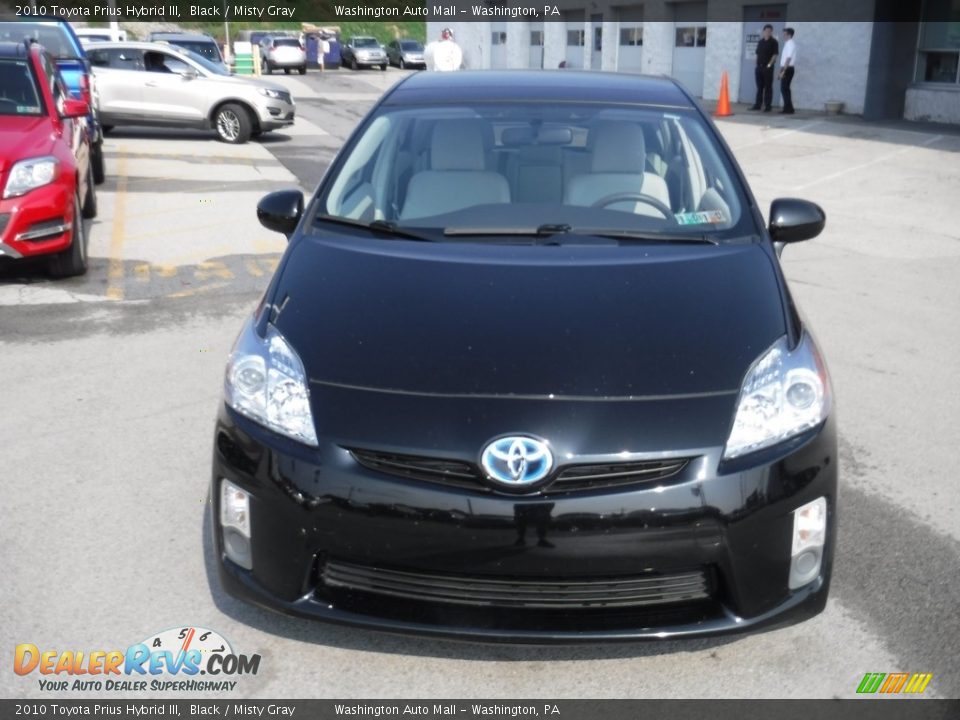 2010 Toyota Prius Hybrid III Black / Misty Gray Photo #3