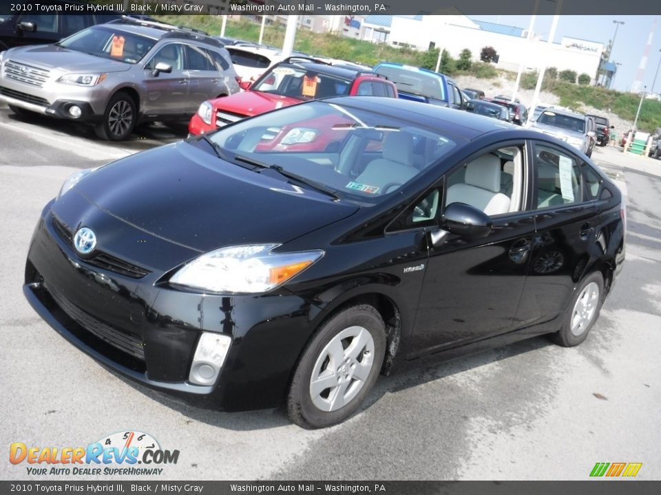 2010 Toyota Prius Hybrid III Black / Misty Gray Photo #4