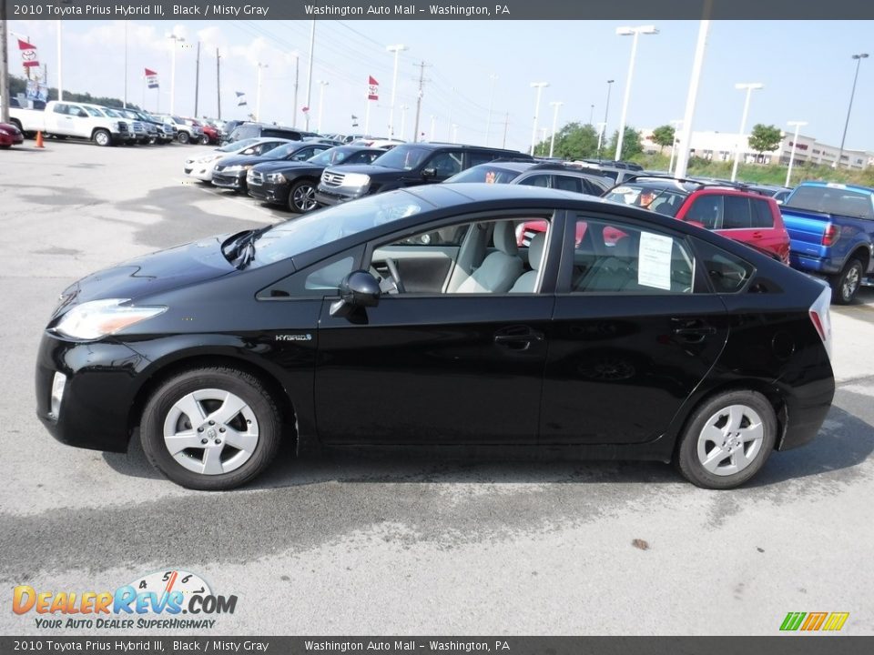 2010 Toyota Prius Hybrid III Black / Misty Gray Photo #5