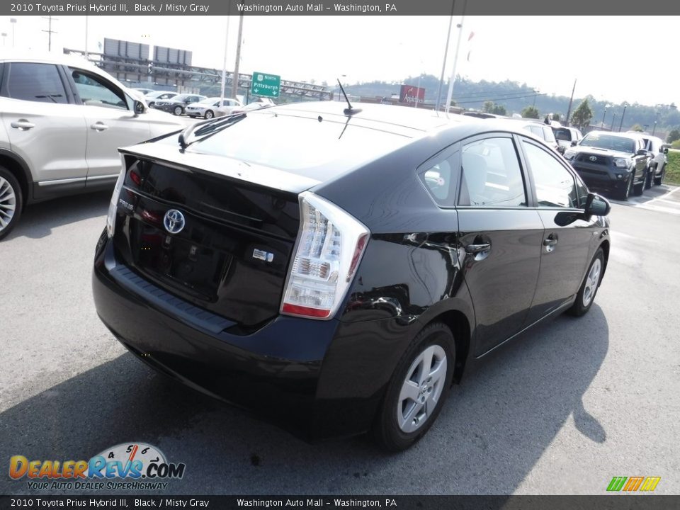 2010 Toyota Prius Hybrid III Black / Misty Gray Photo #8