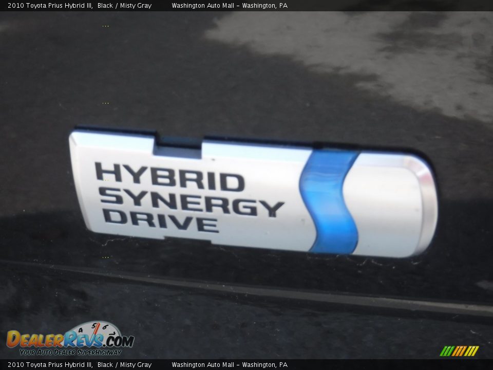 2010 Toyota Prius Hybrid III Black / Misty Gray Photo #9