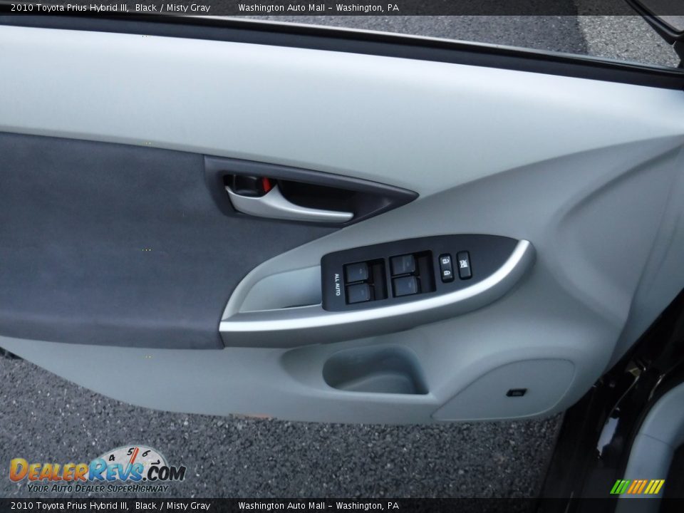 2010 Toyota Prius Hybrid III Black / Misty Gray Photo #11