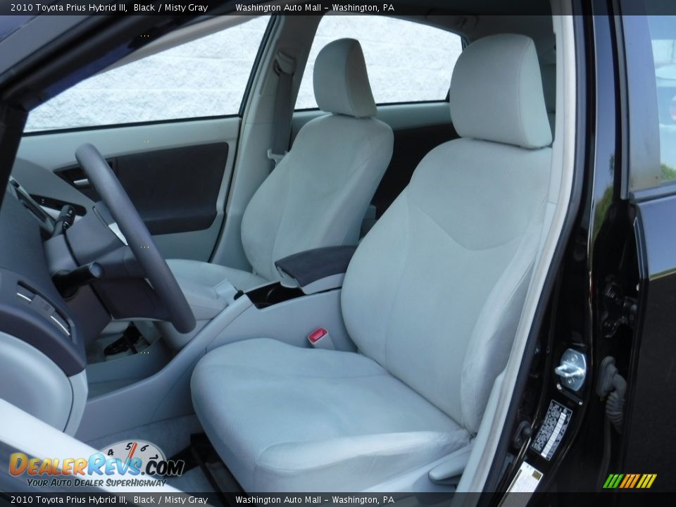 2010 Toyota Prius Hybrid III Black / Misty Gray Photo #14