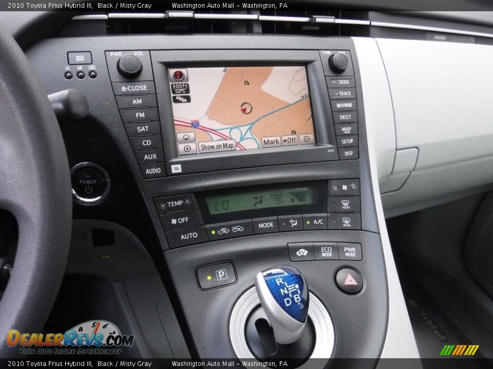 2010 Toyota Prius Hybrid III Black / Misty Gray Photo #16