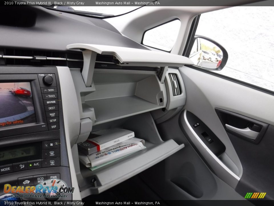 2010 Toyota Prius Hybrid III Black / Misty Gray Photo #19