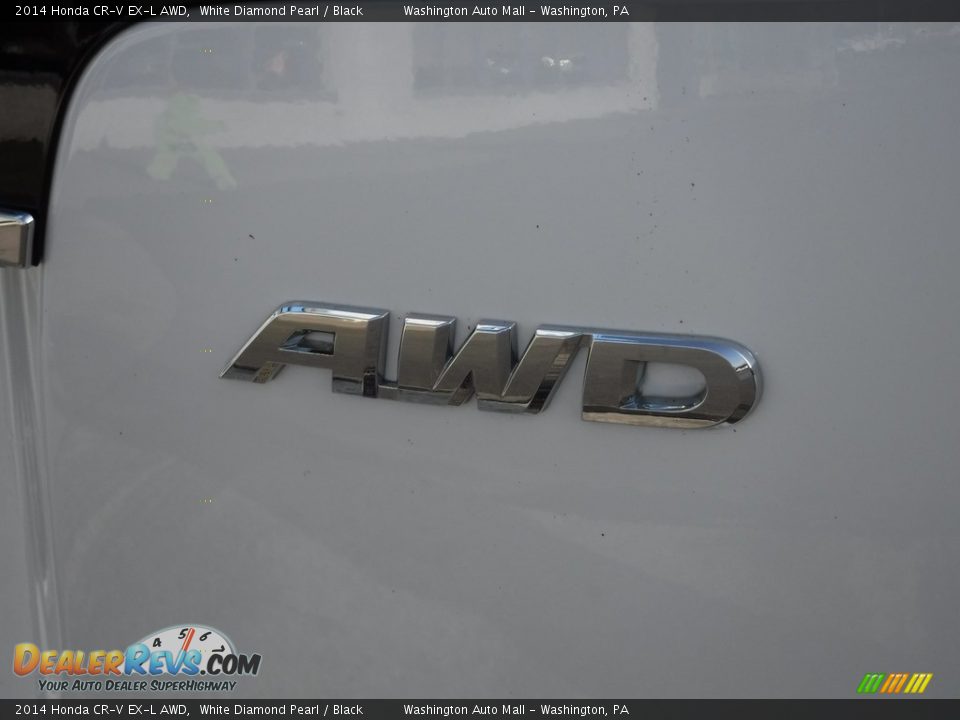 2014 Honda CR-V EX-L AWD White Diamond Pearl / Black Photo #9