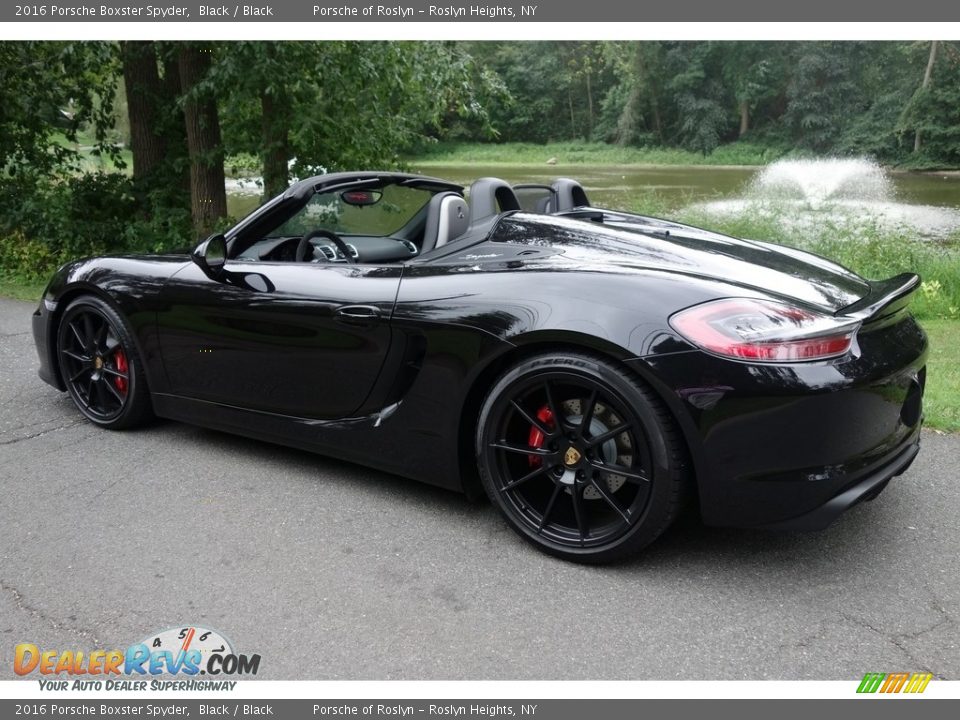 Black 2016 Porsche Boxster Spyder Photo #4