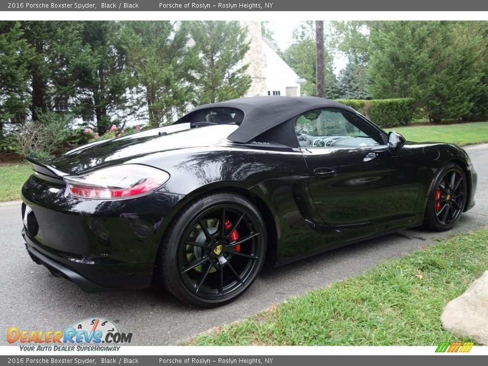 Black 2016 Porsche Boxster Spyder Photo #10