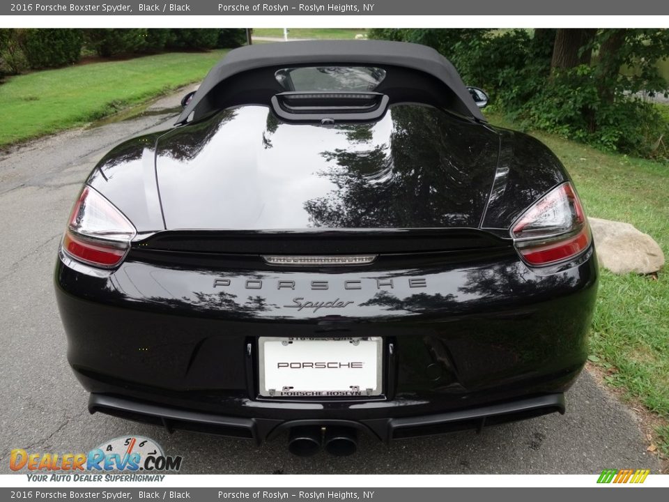 Black 2016 Porsche Boxster Spyder Photo #11