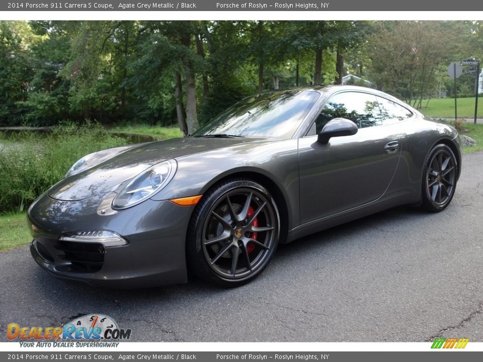2014 Porsche 911 Carrera S Coupe Agate Grey Metallic / Black Photo #1