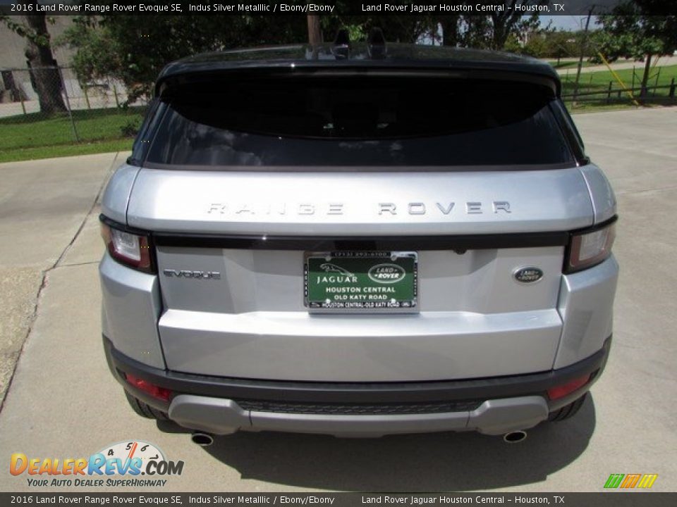 2016 Land Rover Range Rover Evoque SE Indus Silver Metalllic / Ebony/Ebony Photo #5