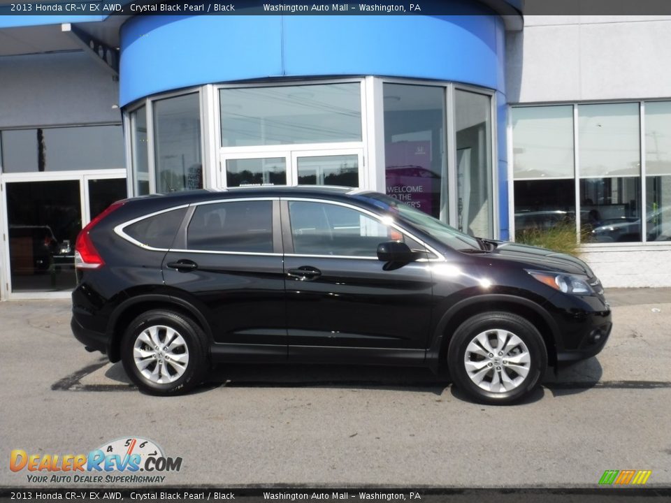 2013 Honda CR-V EX AWD Crystal Black Pearl / Black Photo #2