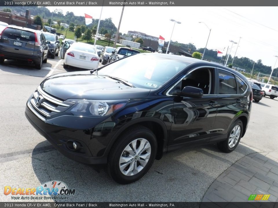 2013 Honda CR-V EX AWD Crystal Black Pearl / Black Photo #6