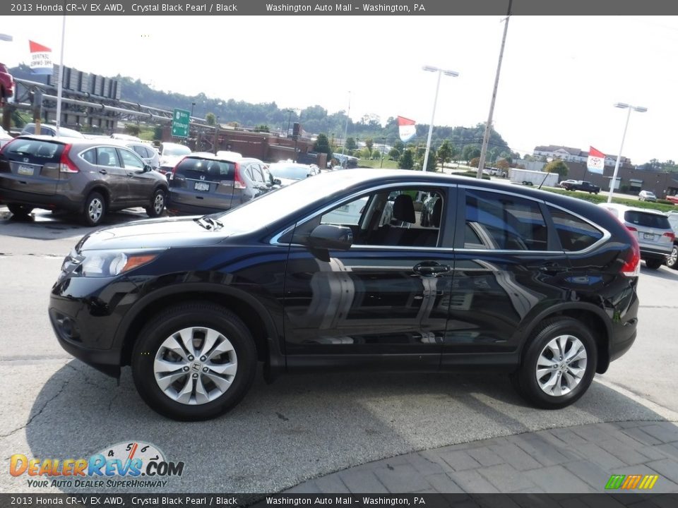 2013 Honda CR-V EX AWD Crystal Black Pearl / Black Photo #7