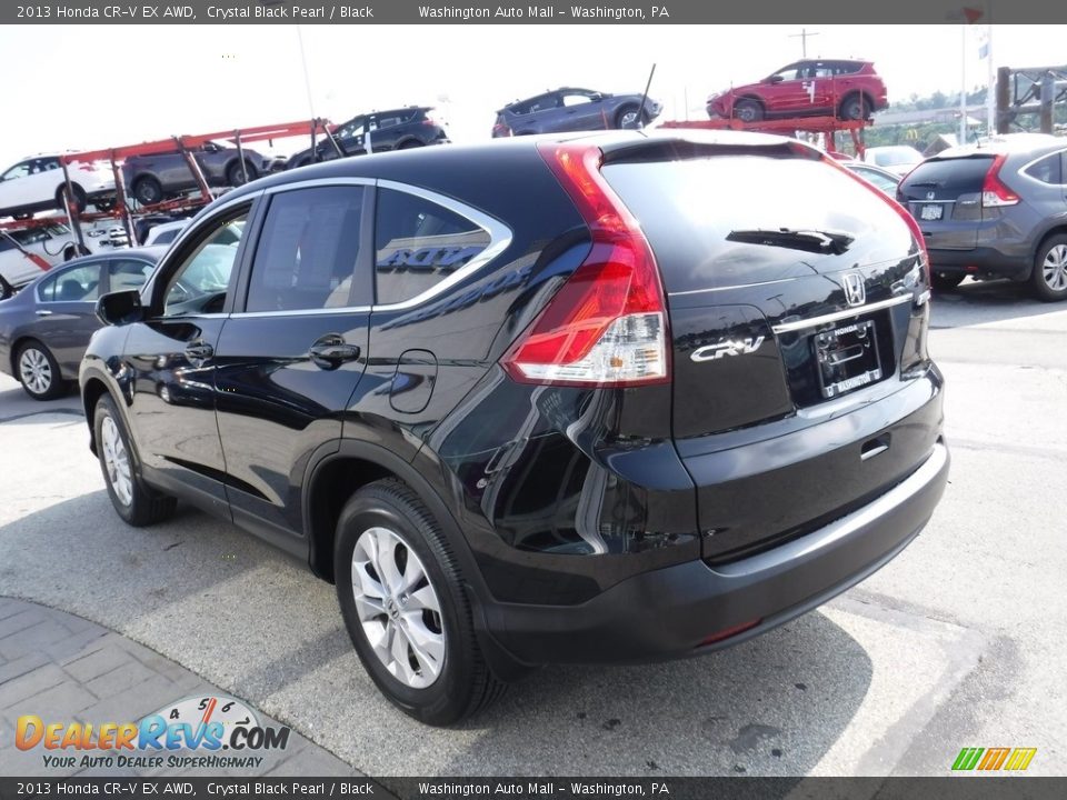 2013 Honda CR-V EX AWD Crystal Black Pearl / Black Photo #8